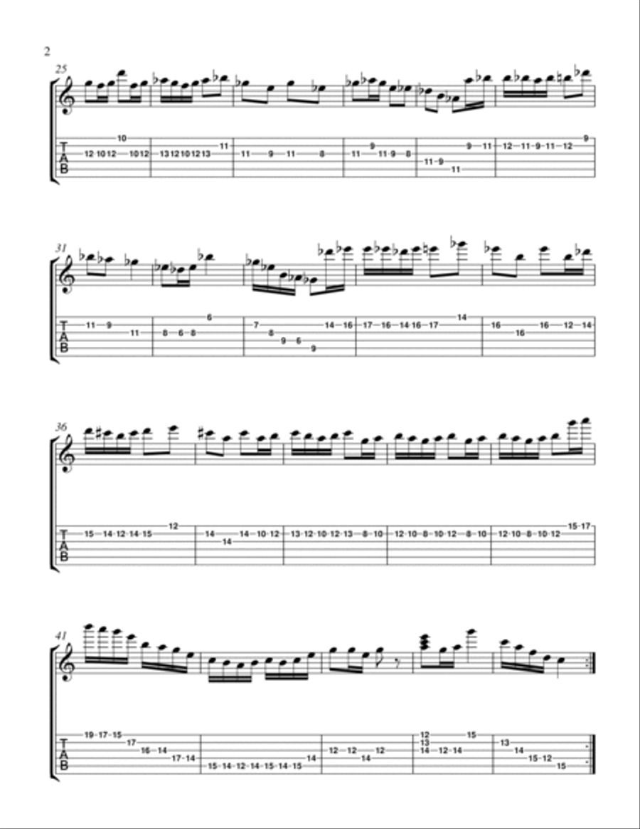 Rigaudon - Le Tombeau de Couperin Acoustic Guitar scores gallery preview page 2