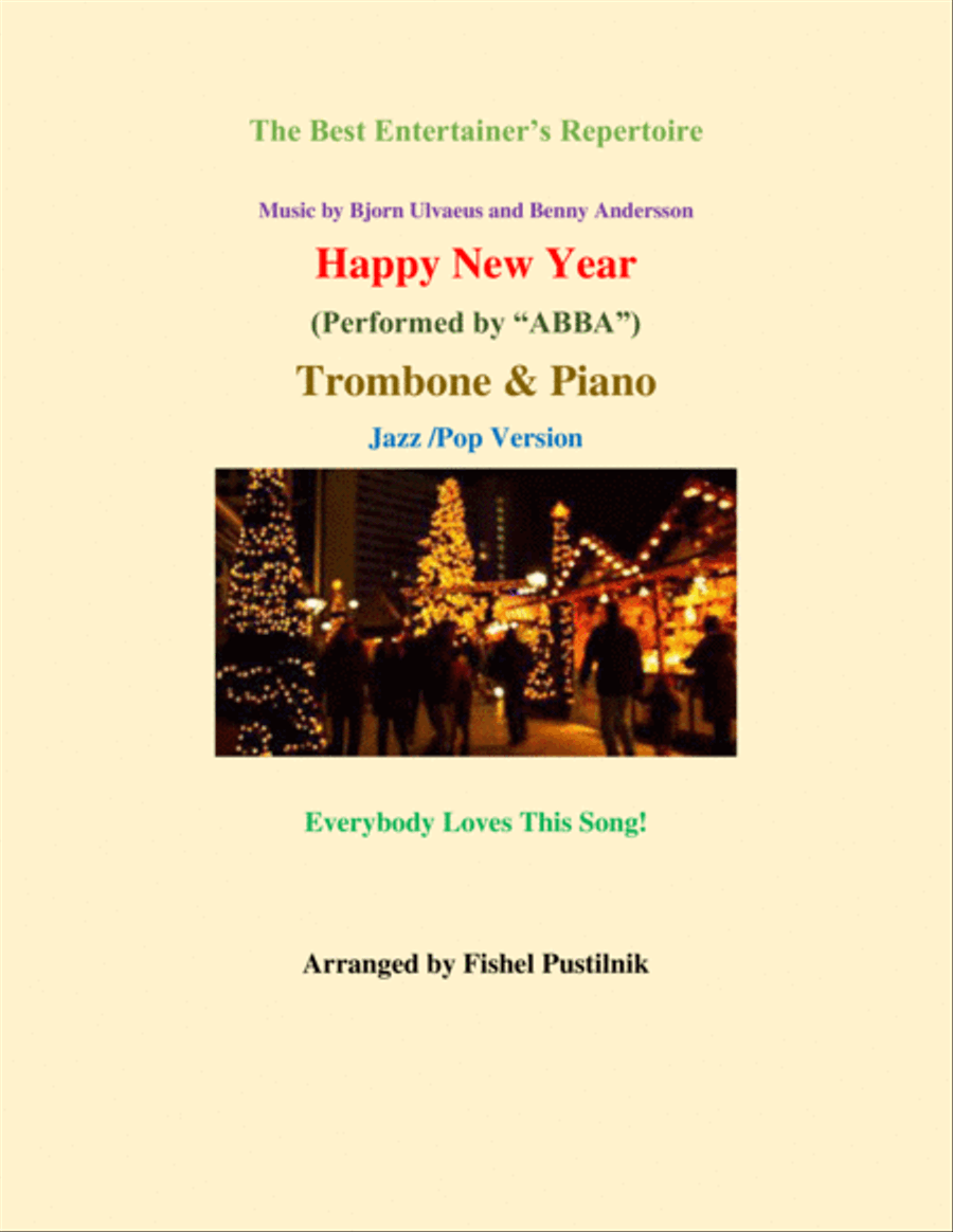 Happy New Year Piano scores gallery preview page 1