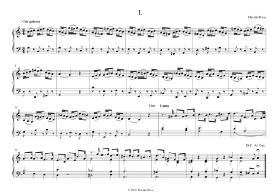 Preludi ed invenzioni Organ Solo scores gallery preview page 3