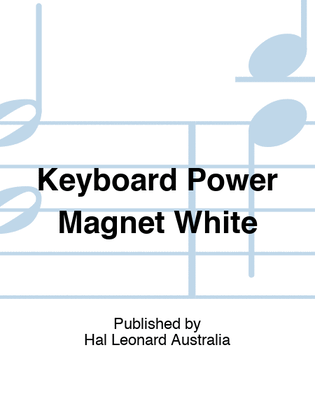 Keyboard Power Magnet White