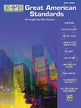 Book cover for 10 for 10 Sheet Music Great American Standards