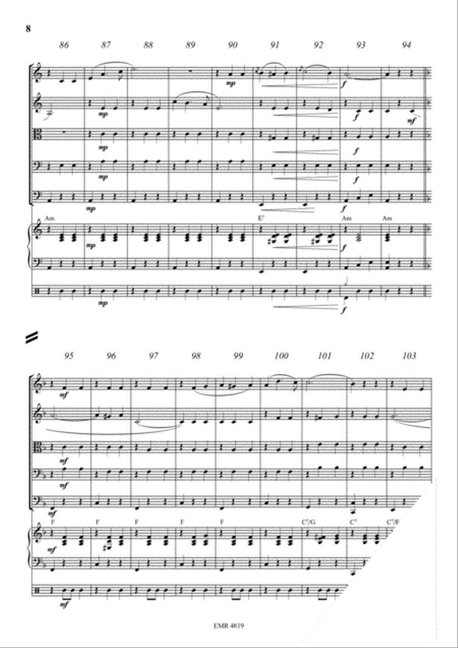 Donauwellen String Orchestra scores gallery preview page 8