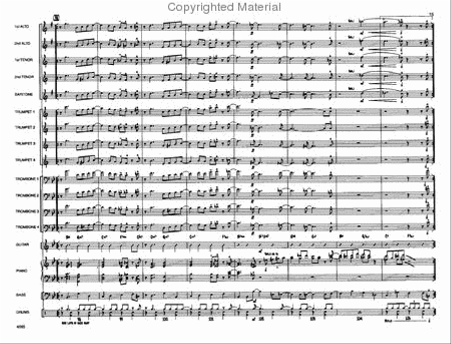 What Can I Tell You? Jazz Ensemble scores gallery preview page 14