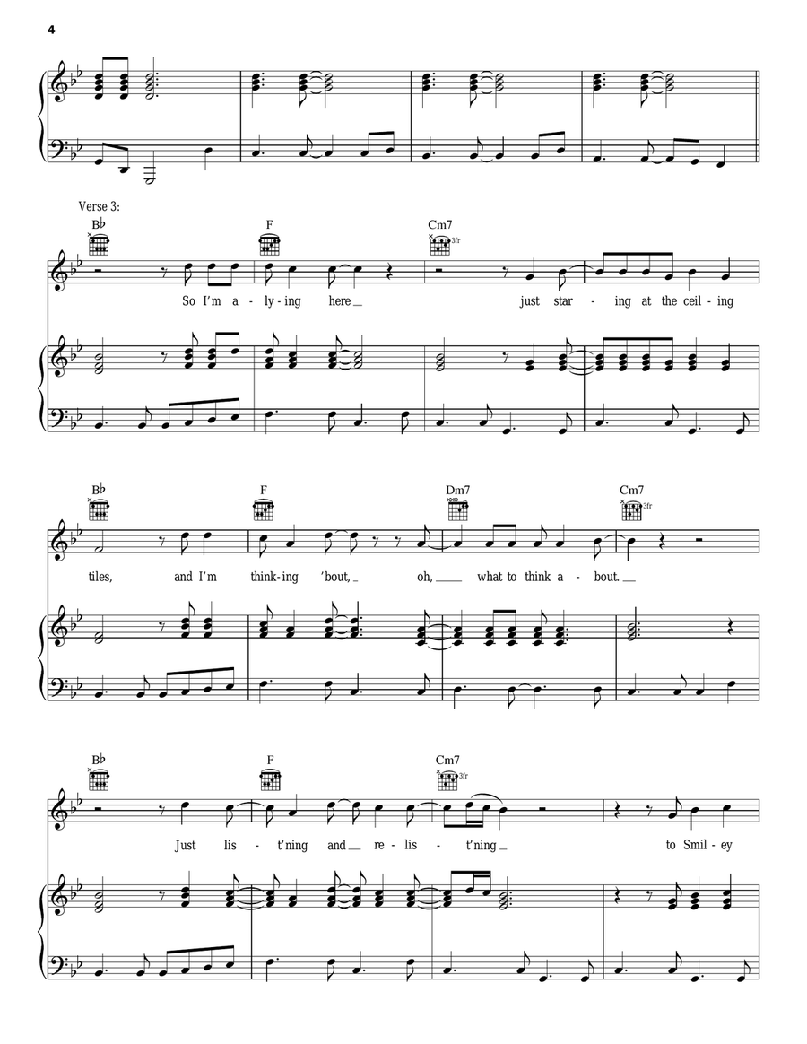 Brian Wilson Piano, Vocal, Guitar scores gallery preview page 4