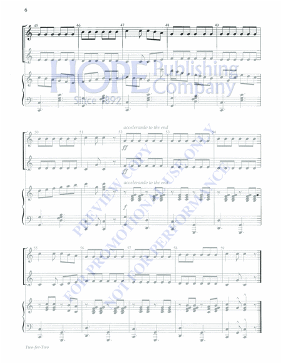 Two-For-Two Percussion scores gallery preview page 14