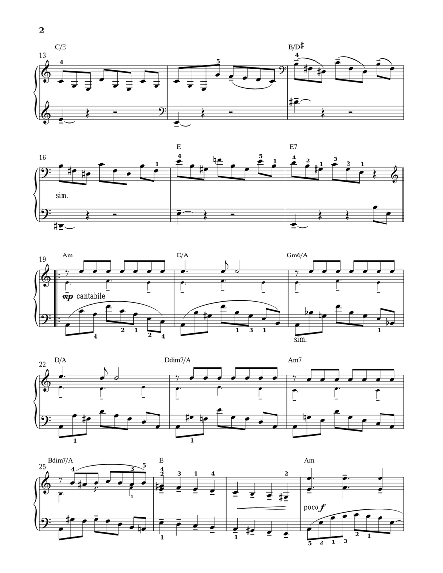 Milonga Piano Solo scores gallery preview page 2