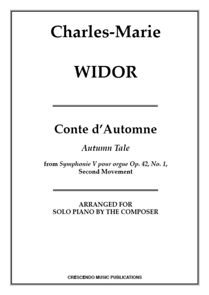 Conte d'Automne, Op. 42/1