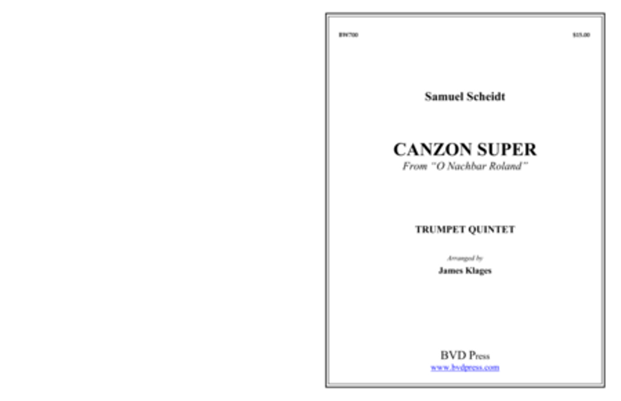 Canzon Super from 