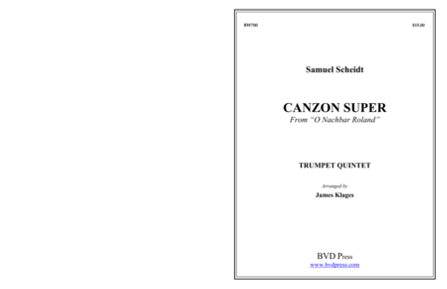 Canzon Super from "O Nachbar Roland"