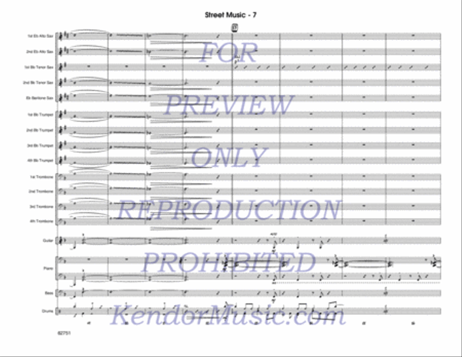 Street Music Jazz Ensemble scores gallery preview page 8