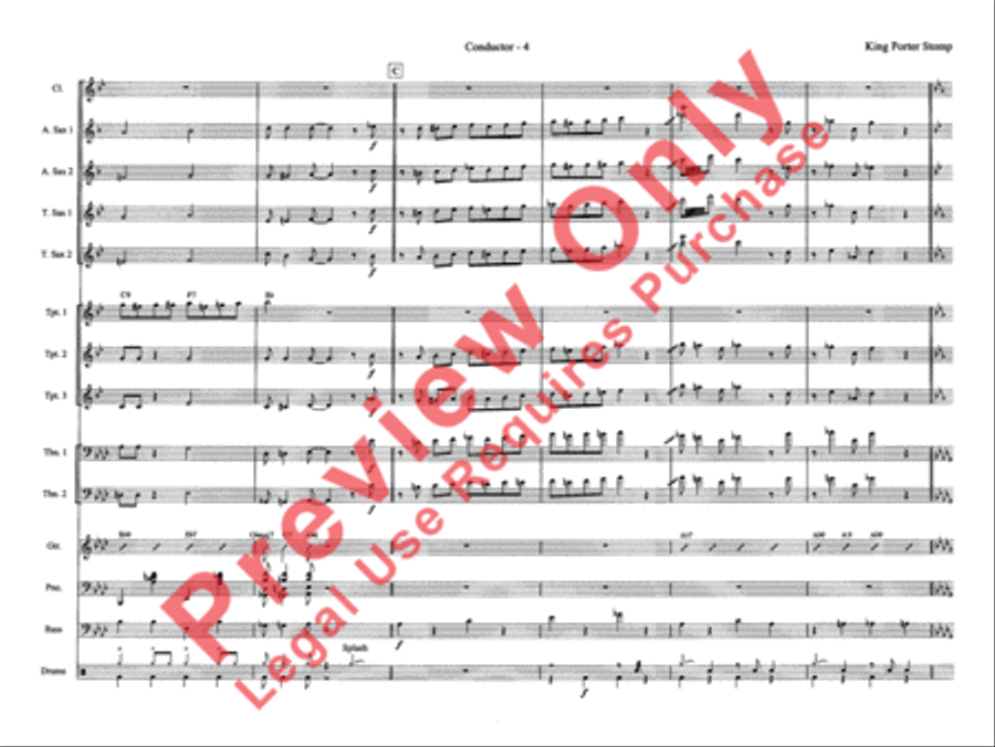 King Porter Stomp Jazz Ensemble scores gallery preview page 12