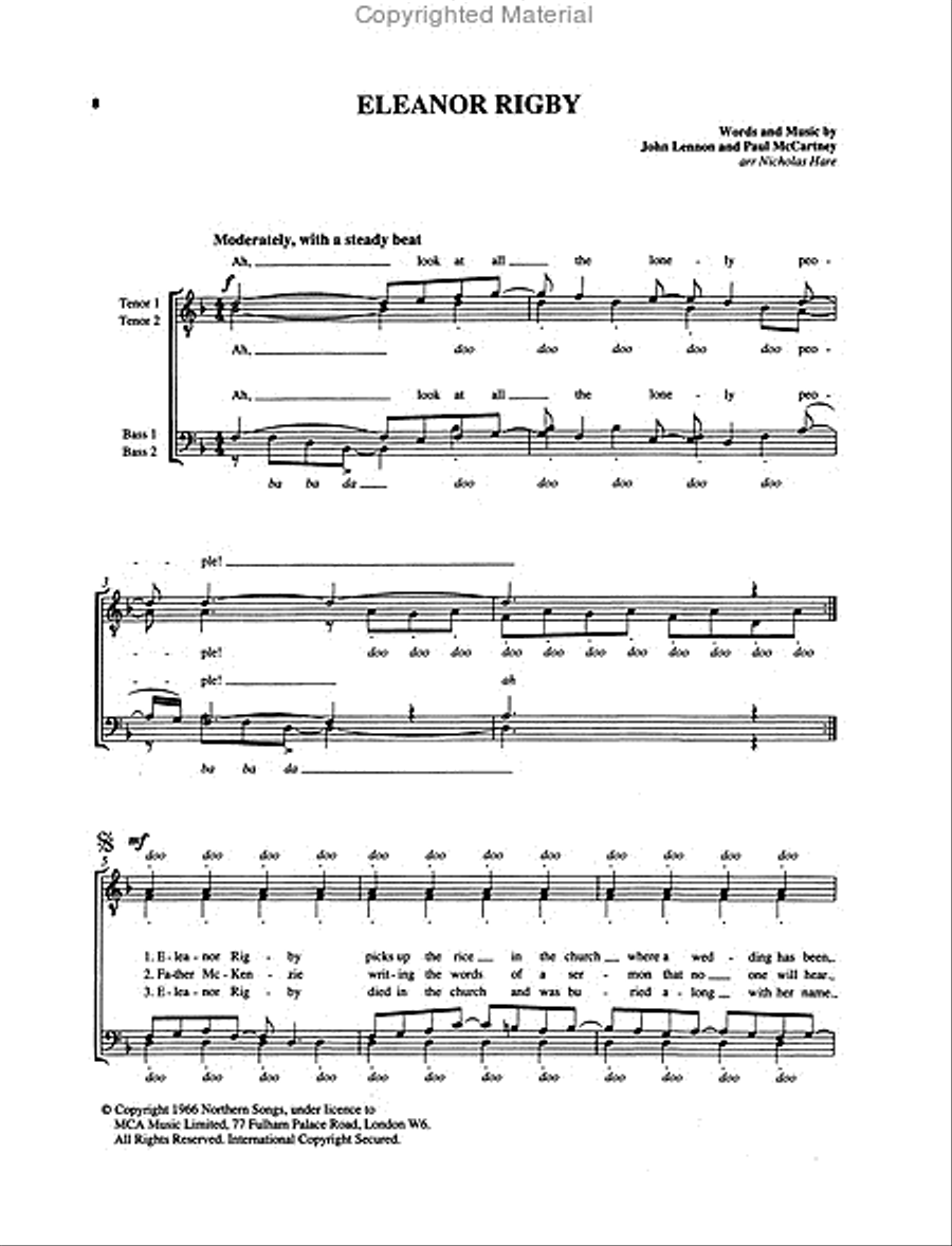 The Novello Barbershop Songbook TTBB scores gallery preview page 3