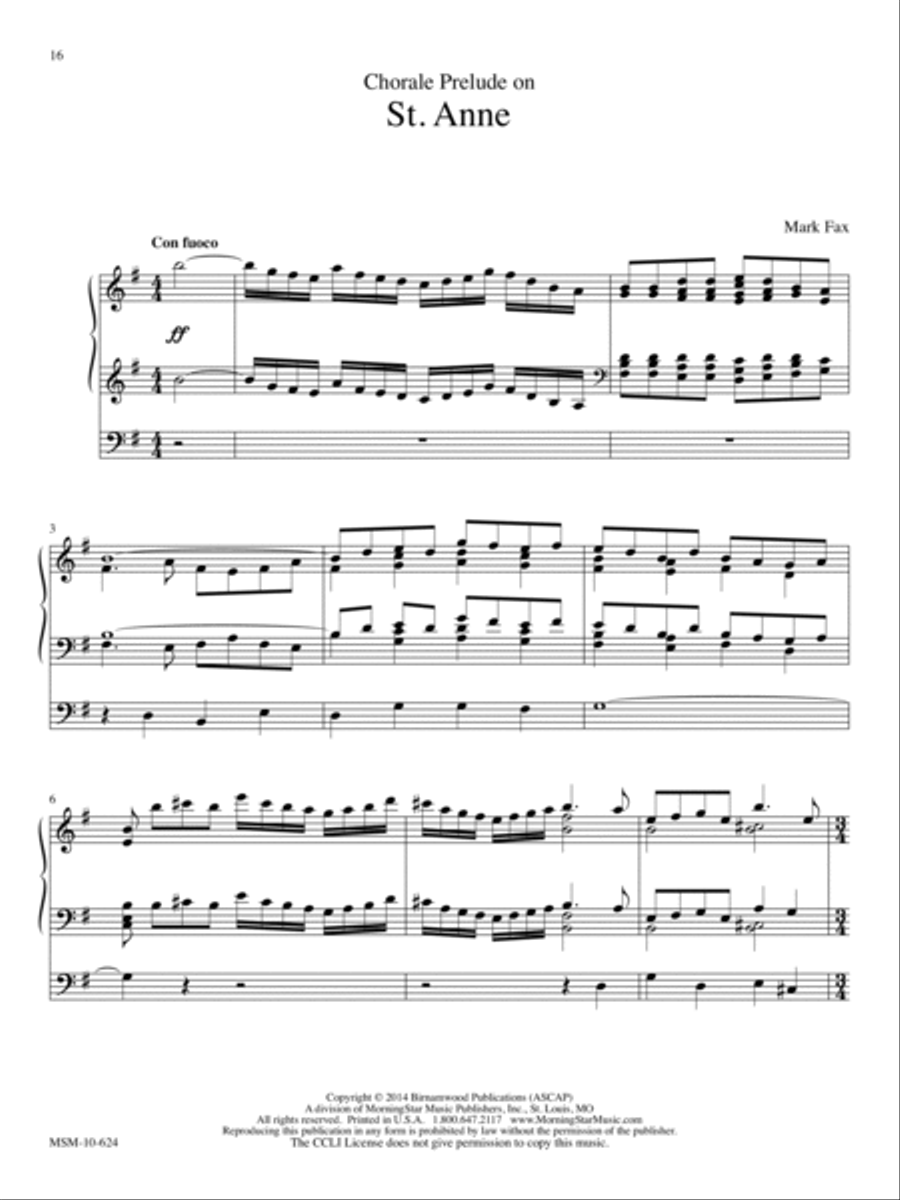 African-American Organ Music Anthology, Volume 7 Organ scores gallery preview page 5