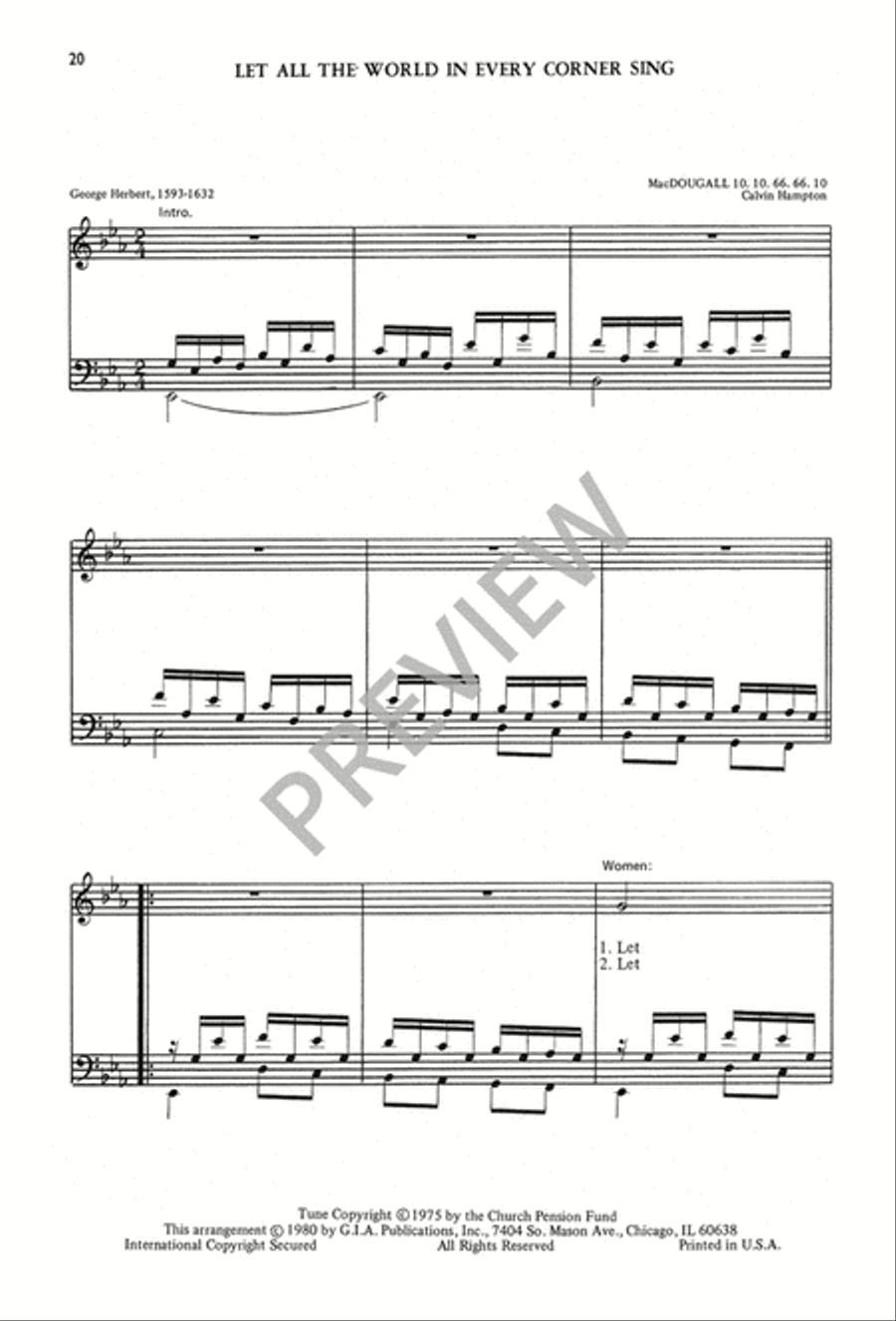 The Calvin Hampton Hymnary 4-Part scores gallery preview page 24