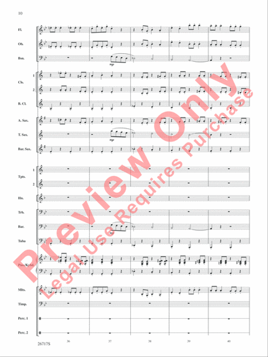 Dance of the Sugar Plum Fairy Concert Band Methods scores gallery preview page 11