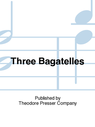 Book cover for Three Bagatelles