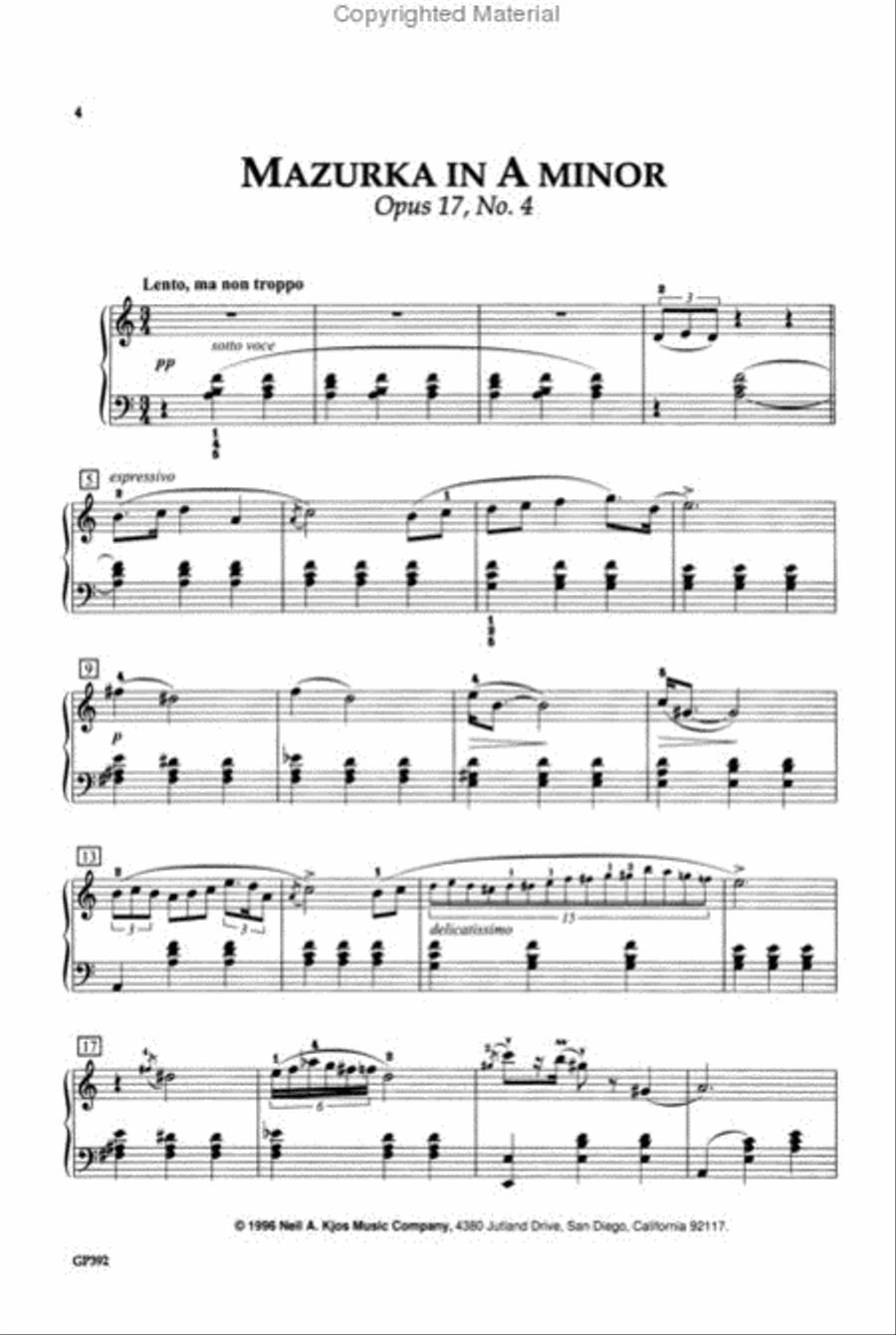 Chopin Selected Works For Piano, Book 2 Piano Solo scores gallery preview page 2