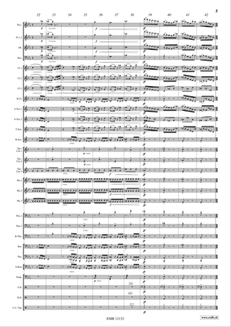 La Forza del Destino Concert Band scores gallery preview page 5