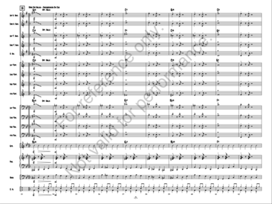 Bringin’ Down The House Bringin’ Down The House Jazz Ensemble scores gallery preview page 8