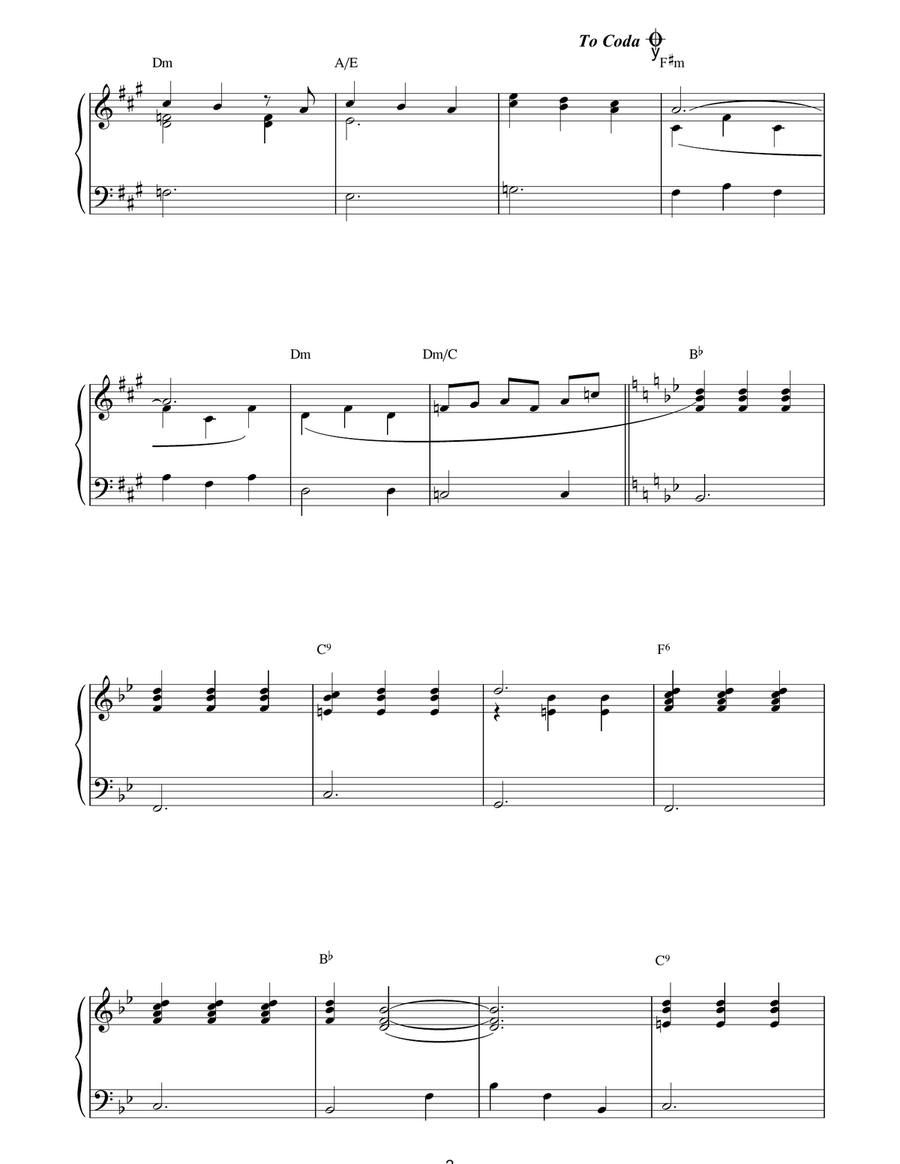 Lucy In The Sky With Diamonds Piano Solo scores gallery preview page 2