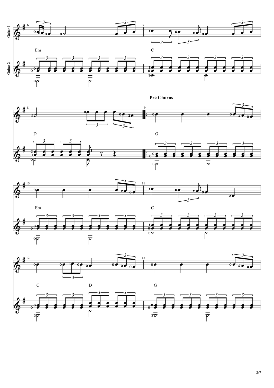 Perfect Acoustic Guitar scores gallery preview page 2