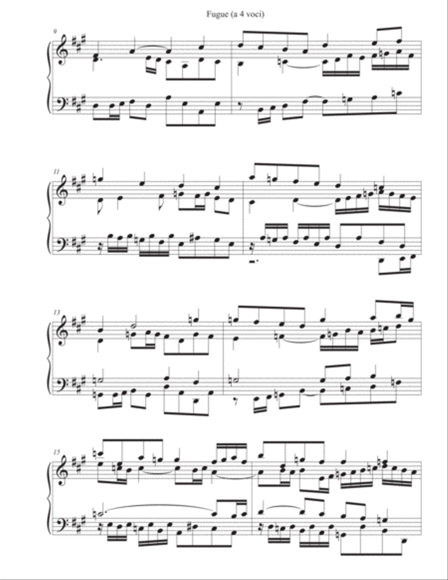 Fugue Piano Solo scores gallery preview page 3