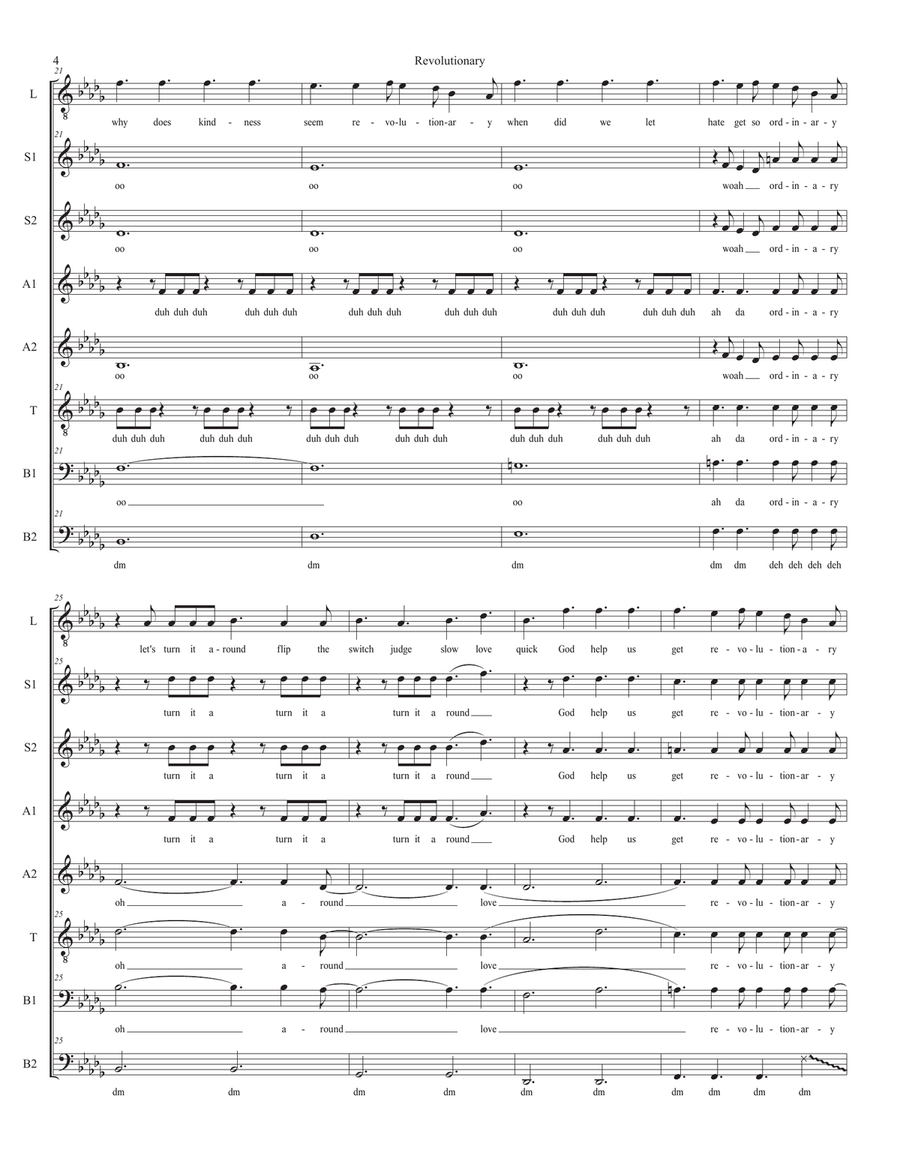 Revolutionary Revolutionary Divisi scores gallery preview page 4
