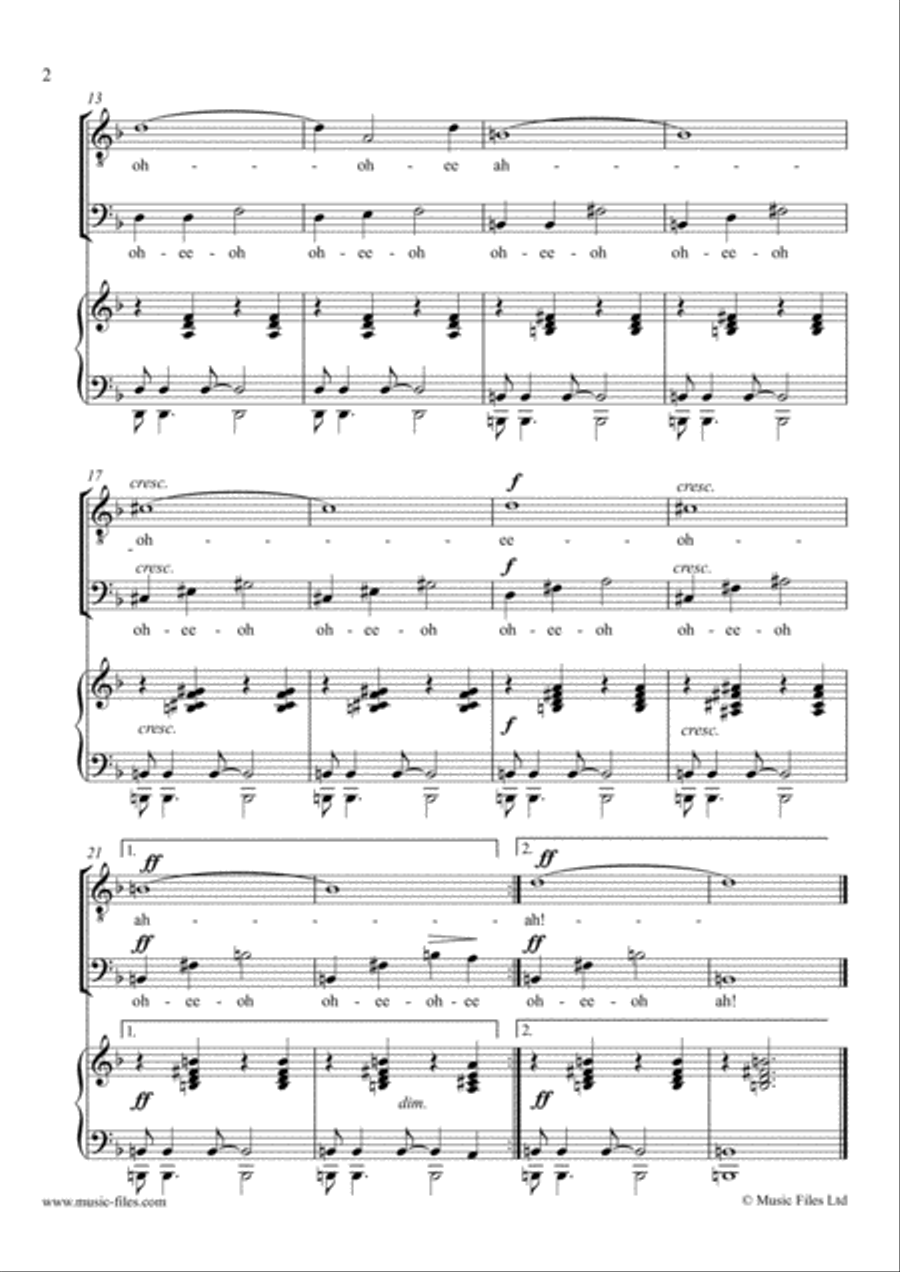 Zombie March (piano/vocal) TB scores gallery preview page 2