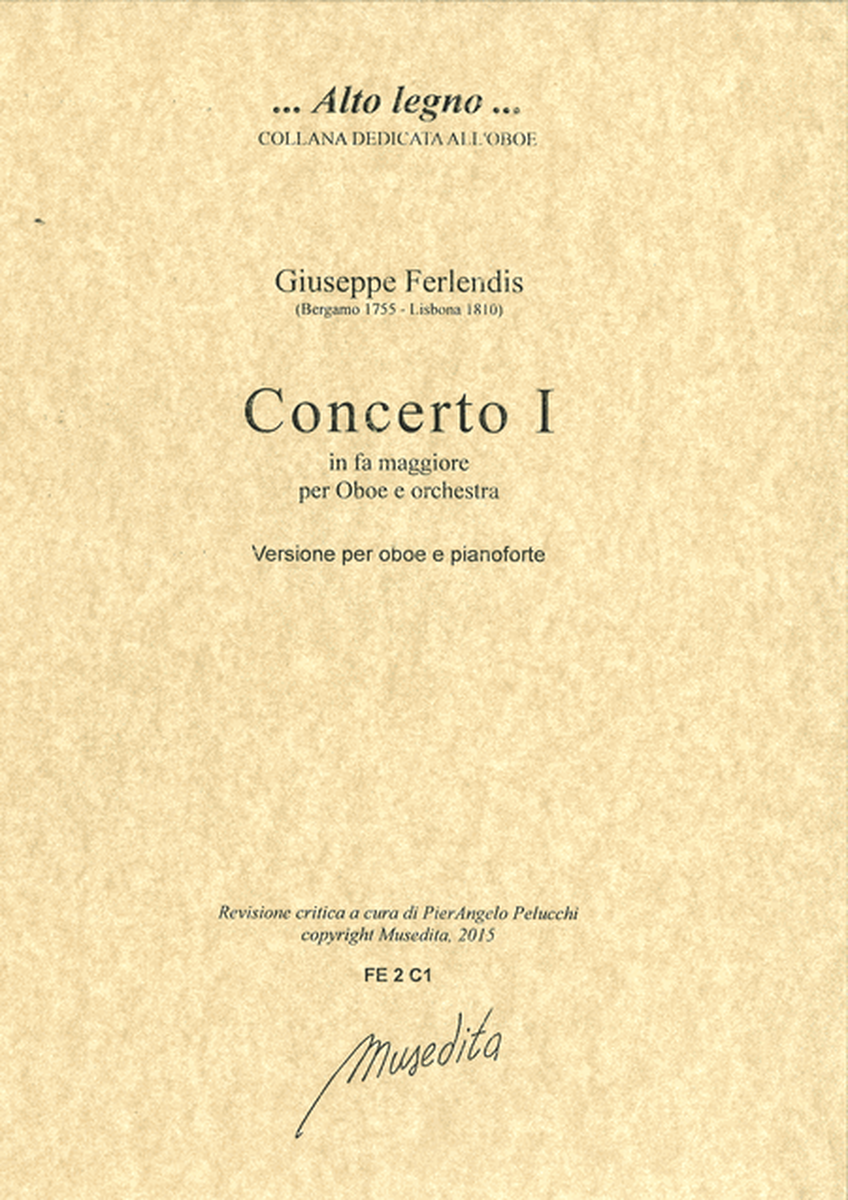 Oboe concerto n.1 in F major