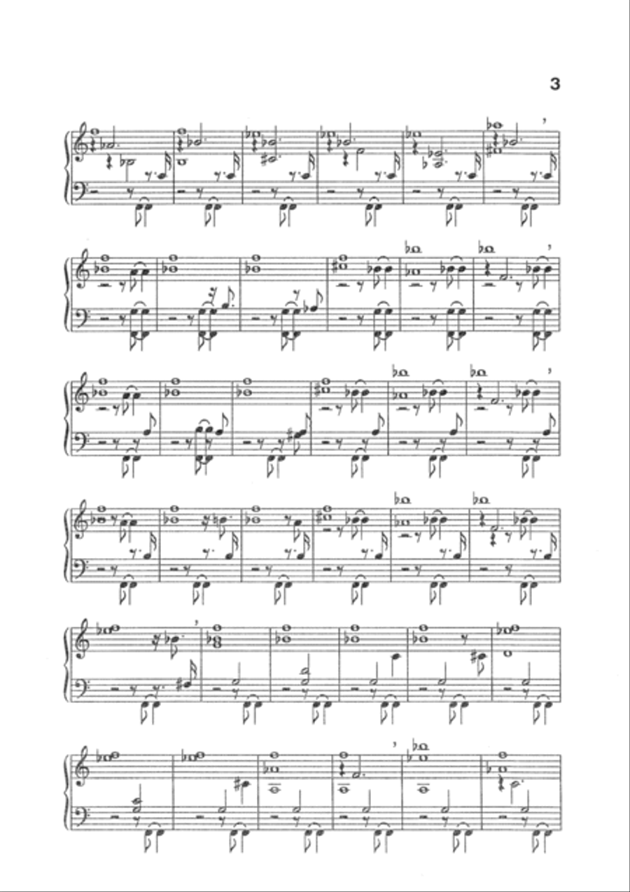 Aroma in F for piano, 9 pages