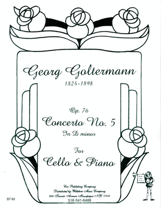 Book cover for Concerto No. 5 in D Minor