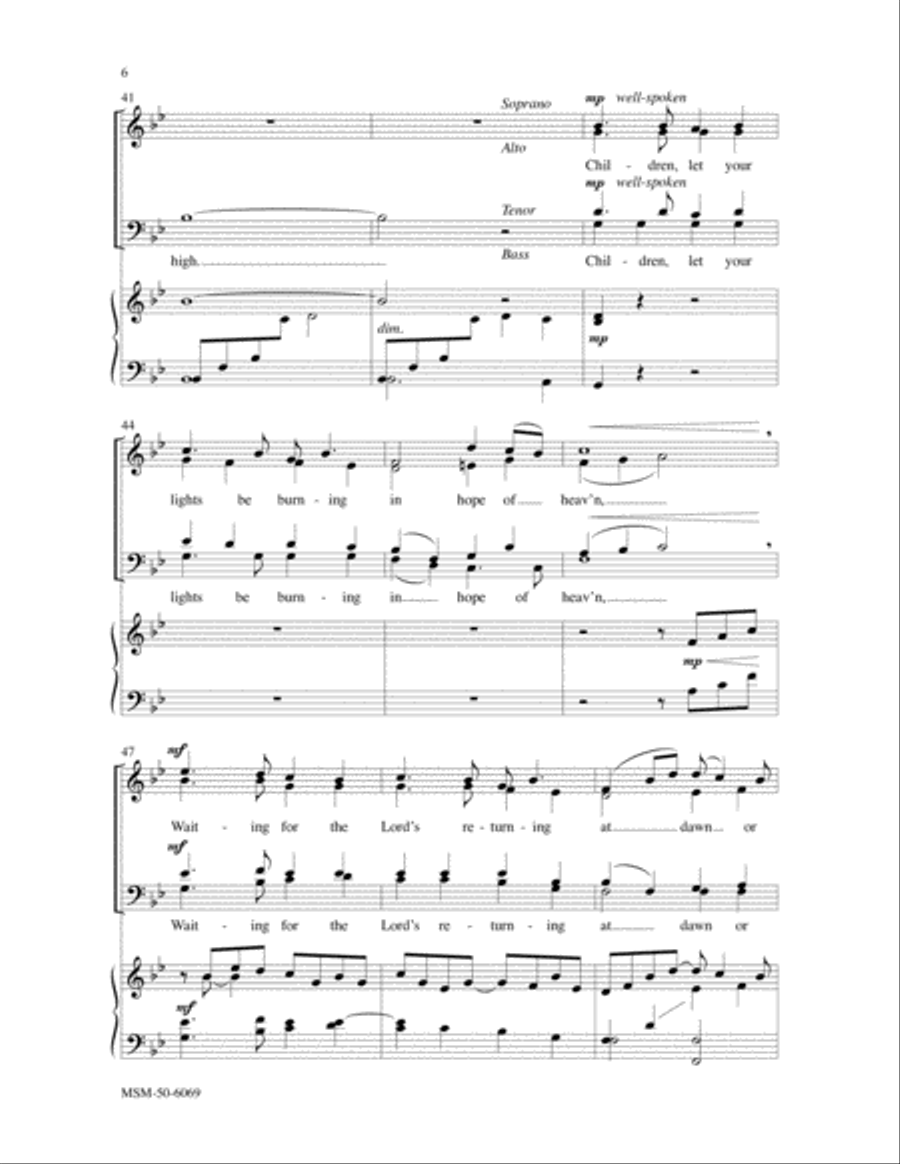 Calvary's Mountain Calvary's Mountain 4-Part scores gallery preview page 4