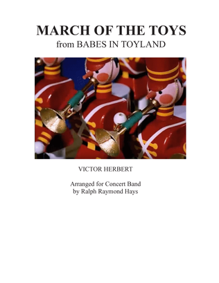 Book cover for March of the Toys (for Concert Band)