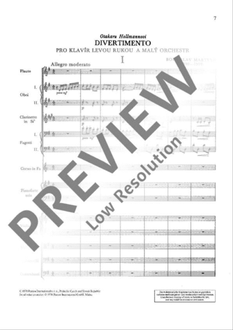 Concertino (Divertimento) Orchestra scores gallery preview page 8