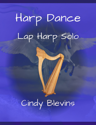 Book cover for Harp Dance, original solo for Lap Harp