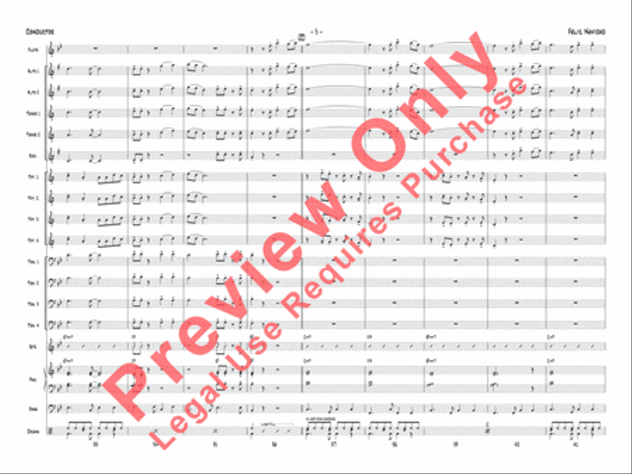Feliz Navidad Jazz Ensemble scores gallery preview page 6