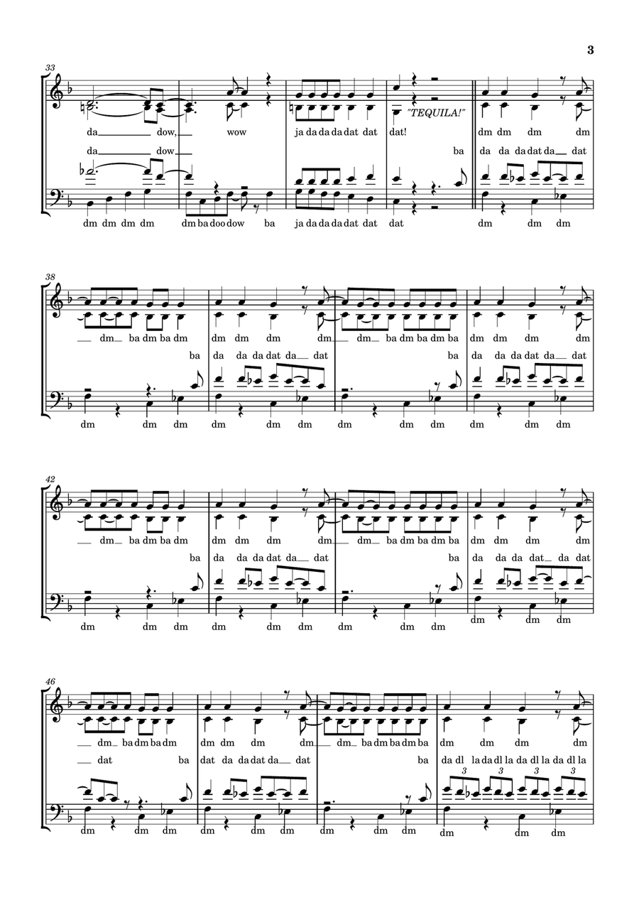 Tequila 4-Part scores gallery preview page 3