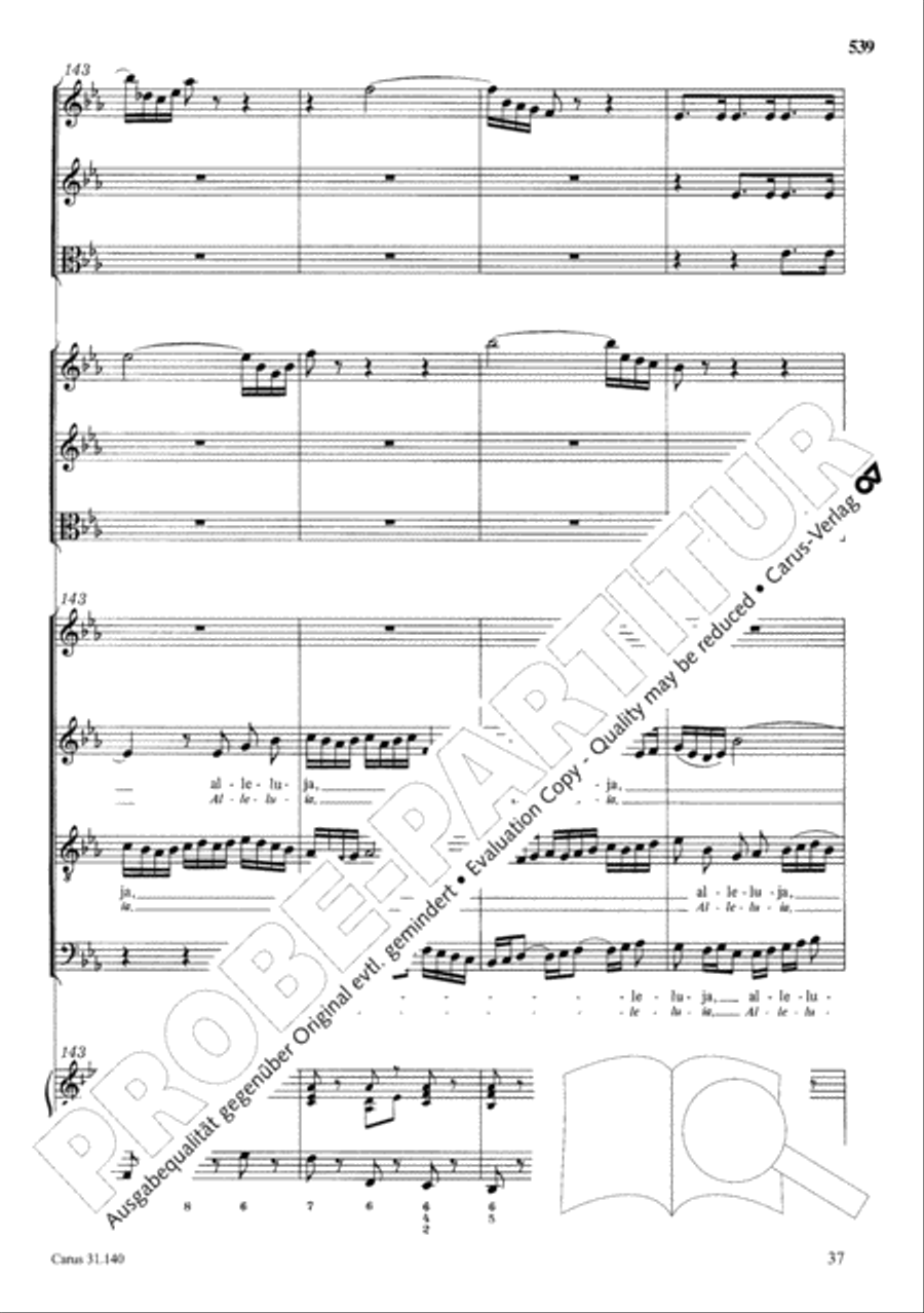 The Complete Sacred Vocal Works (Das geistliche Vokalwerk) Voice scores gallery preview page 540