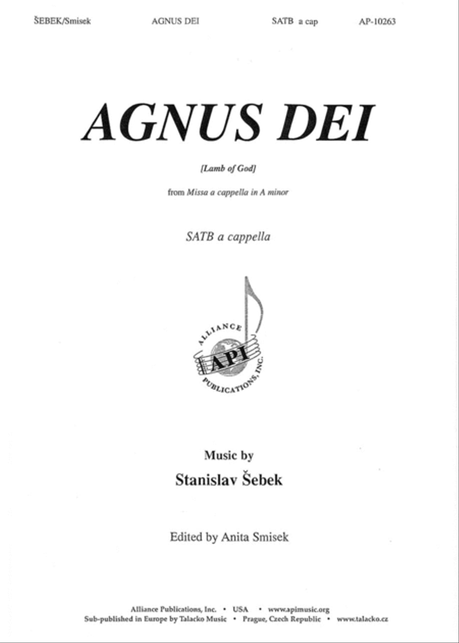Agnus Dei 4-Part scores gallery preview page 1