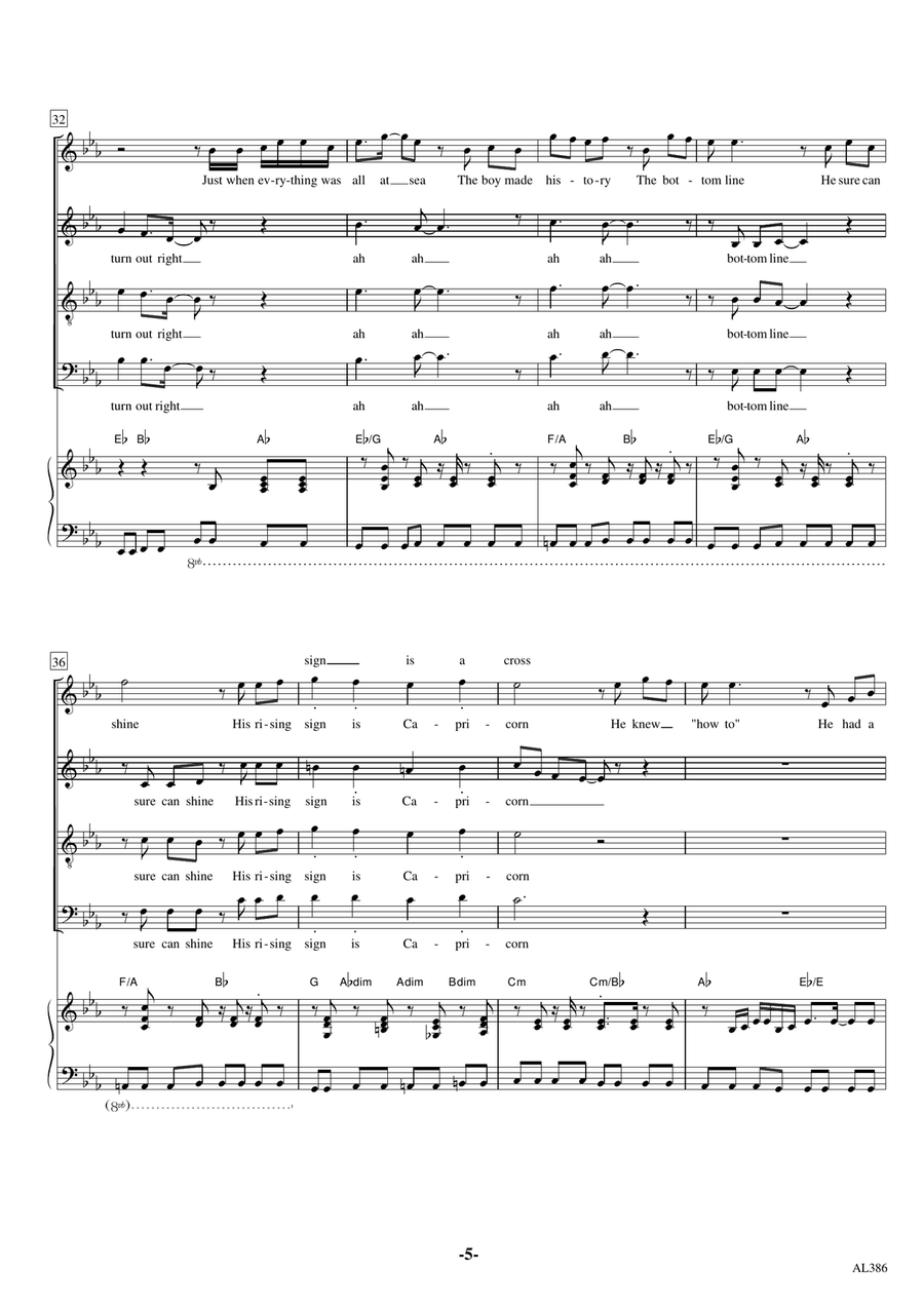 A Star Is Born 4-Part scores gallery preview page 5