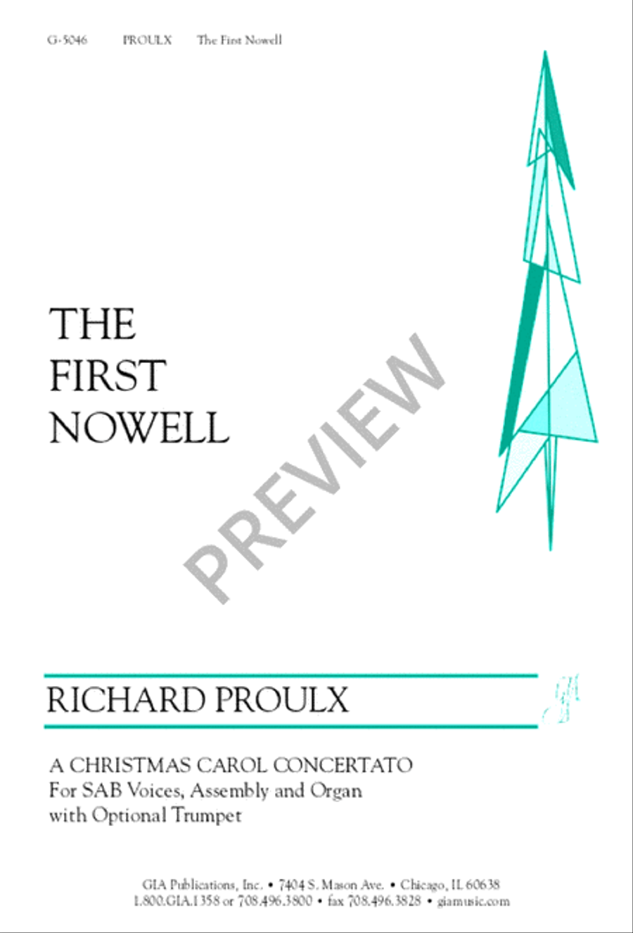The First Nowell The First Nowell 3-Part scores gallery preview page 3