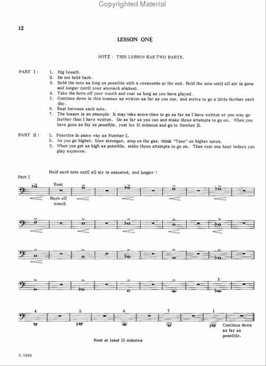 Systematic Approach to Daily Practice in Bass Clef Trombone scores gallery preview page 2