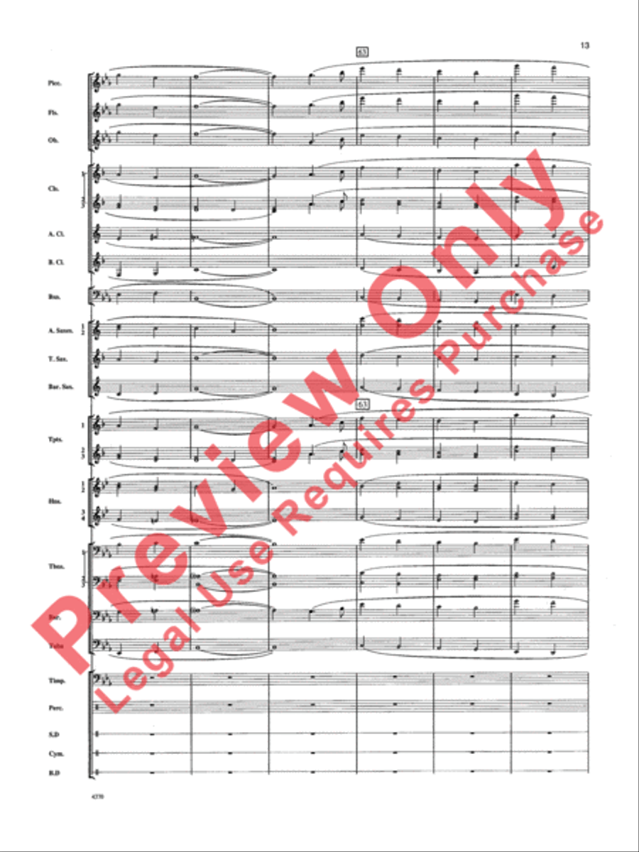 Ballymore Down Concert Band scores gallery preview page 14