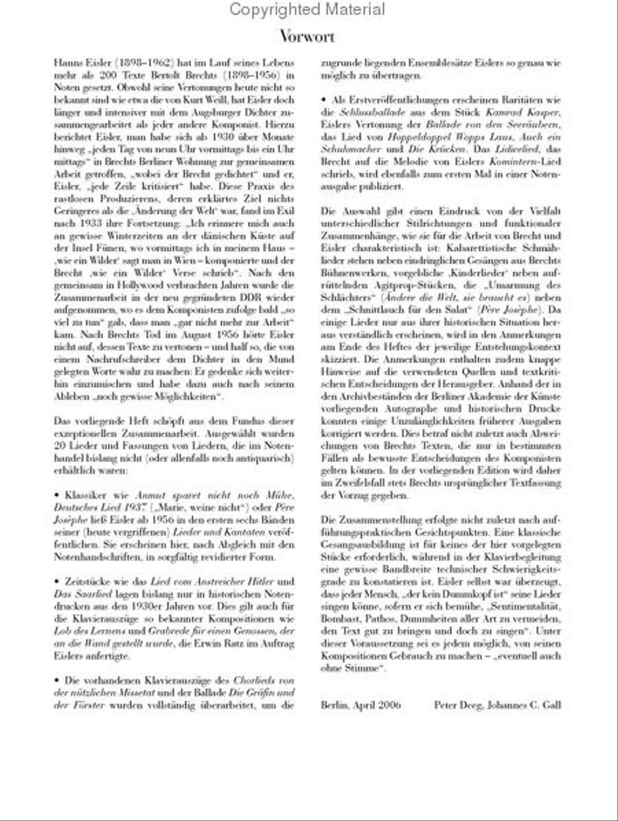 Aendere die Welt, sie braucht es Voice Solo scores gallery preview page 3