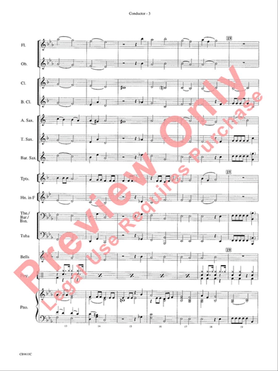 What a Wonderful World Concert Band scores gallery preview page 5