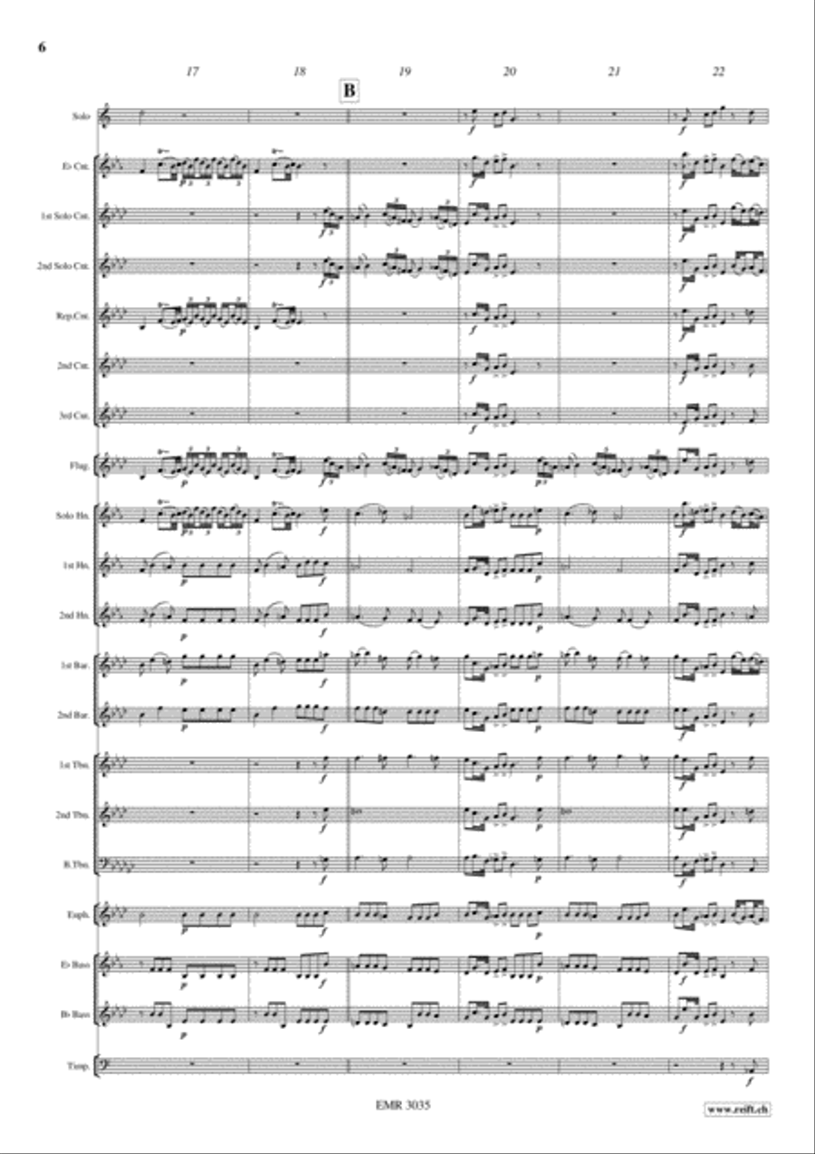 Sinfonia Pastorella Sinfonia Pastorella Brass Band scores gallery preview page 7
