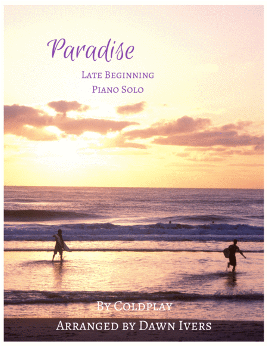 Paradise Piano Solo scores gallery preview page 1