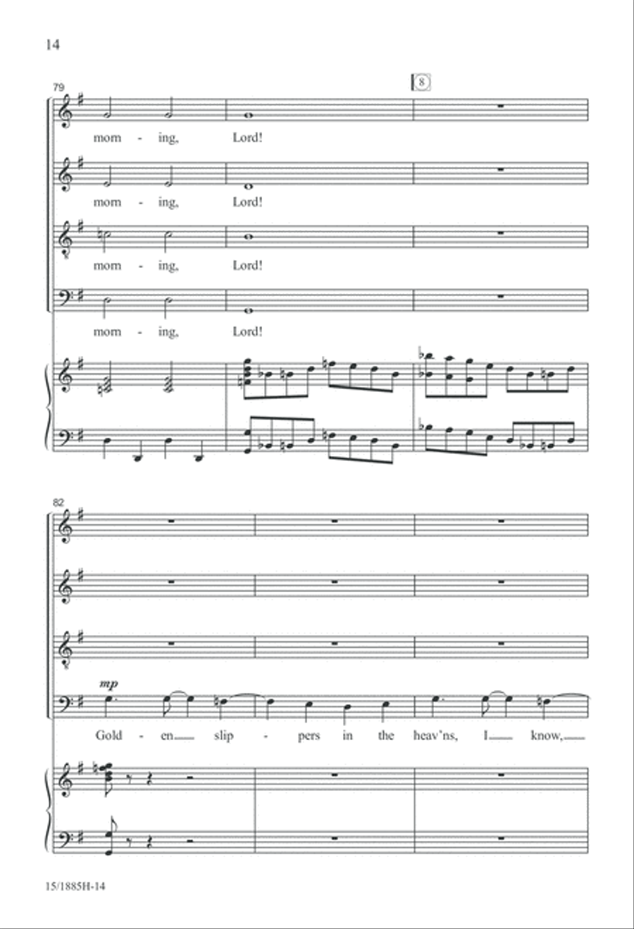Walk the Streets of Gold Walk the Streets of Gold 4-Part scores gallery preview page 13