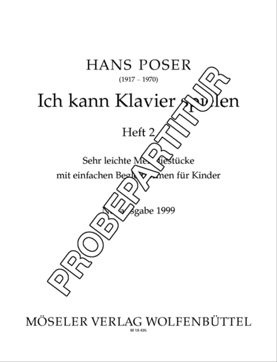 Ich kann Klavier spielen Band 2 Piano Solo scores gallery preview page 2