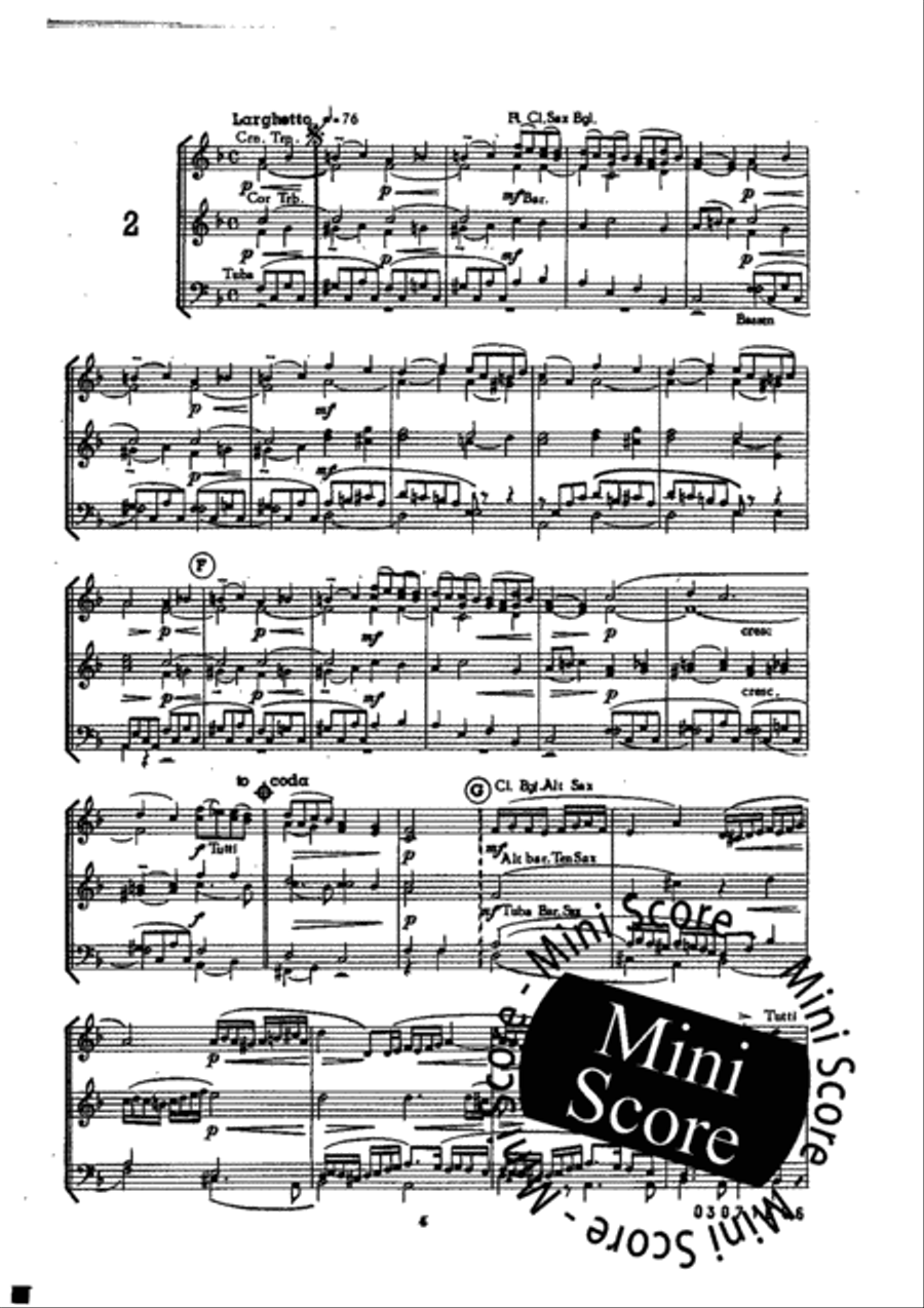 Salzburg Suite Concert Band scores gallery preview page 6